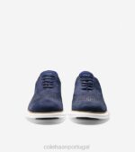 nubuck azul marinho calçados 8Z8F271 homens Cole Haan 2.zerogrand laser ponta de asa oxford - Image 2