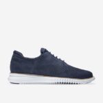 nubuck azul marinho calçados 8Z8F271 homens Cole Haan 2.zerogrand laser ponta de asa oxford