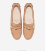 nubuck bege bétula calçados 8Z8F73 mulheres Cole Haan Evelyn Bow driver - Image 4