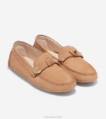 nubuck bege bétula calçados 8Z8F73 mulheres Cole Haan Evelyn Bow driver - Image 5
