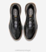 nuvem de tempestade de pavimento preto calçados 8Z8F301 homens Cole Haan 5.zerogrand ponta de asa oxford - Image 4