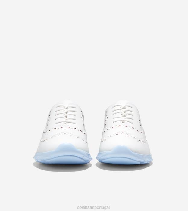 óptico branco-oxford azul calçados 8Z8F153 mulheres Cole Haan zerogrand ponta de asa oxford - Image 2