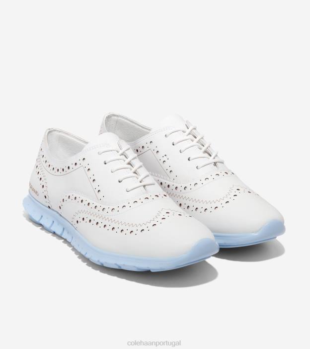 óptico branco-oxford azul calçados 8Z8F153 mulheres Cole Haan zerogrand ponta de asa oxford - Image 5