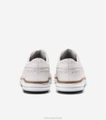 ótico branco natural calçados 8Z8F408 homens Cole Haan sapato de golfe original grande - Image 3