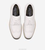 ótico branco natural calçados 8Z8F408 homens Cole Haan sapato de golfe original grande - Image 4