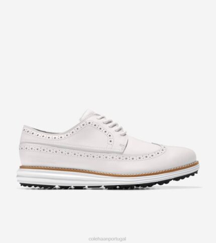 ótico branco natural calçados 8Z8F408 homens Cole Haan sapato de golfe original grande