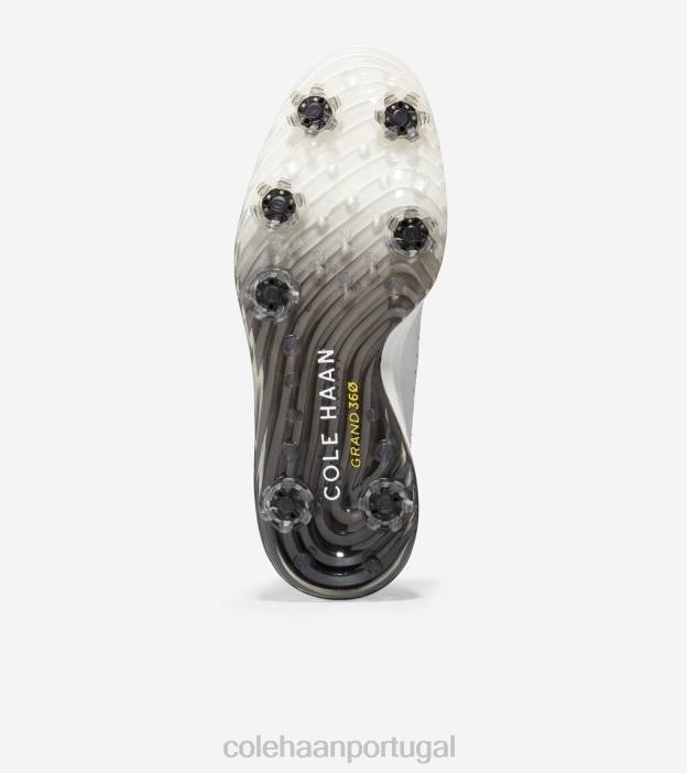 ótico branco natural calçados 8Z8F483 homens Cole Haan sapato de golfe original grand tour - Image 6