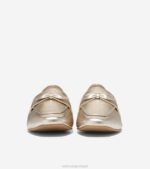 ouro calçados 8Z8F137 mulheres Cole Haan mocassim york bow - Image 2
