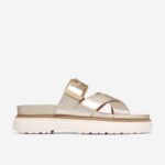 ouro macio calçados 8Z8F3 mulheres Cole Haan sandália rasteira fraya