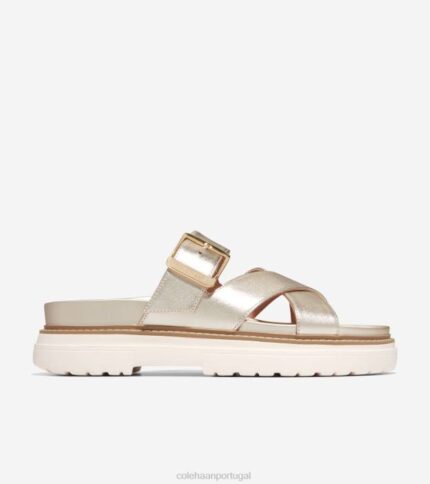 ouro macio calçados 8Z8F3 mulheres Cole Haan sandália rasteira fraya