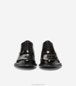 patente preta calçados 8Z8F402 homens Cole Haan clássicos modernos cap toe oxford - Image 3