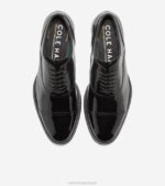 patente preta calçados 8Z8F402 homens Cole Haan clássicos modernos cap toe oxford - Image 5