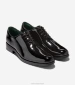 patente preta calçados 8Z8F422 homens Cole Haan Washington Grand Laser Wingtip Oxford - Image 5