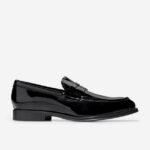 patente preta calçados 8Z8F448 homens Cole Haan mocassim clássico moderno