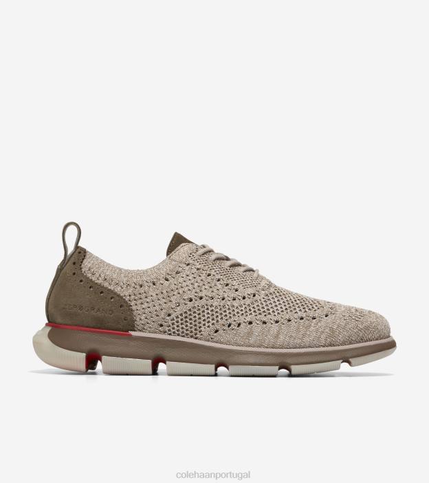 pedra cinza costurada calçados 8Z8F364 homens Cole Haan 4.zerogrand oxford - Image 1