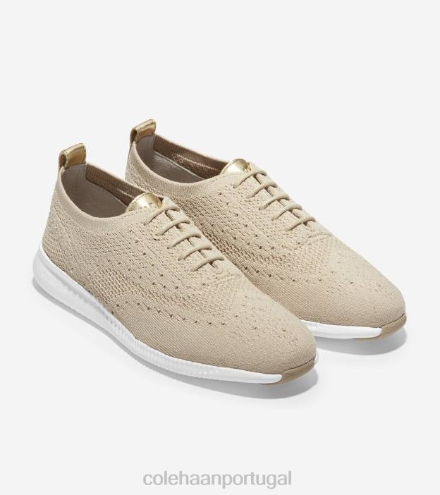 ponto de centeio-óptico branco calçados 8Z8F43 mulheres Cole Haan 2.zerogrand wingtip oxford - Image 5
