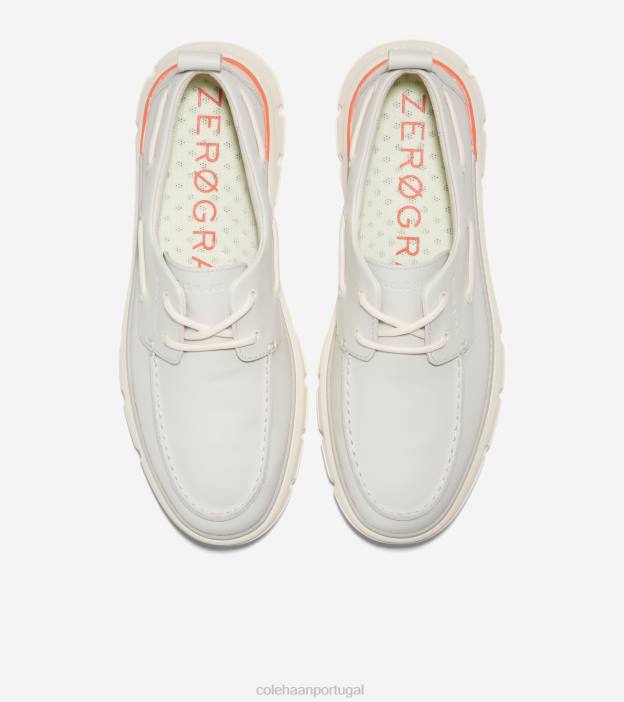prata bétula-marfim-escarlate laranja calçados 8Z8F254 homens Cole Haan 4. sapato de barco de regata zerogrand - Image 4