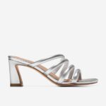 prata metálica calçados 8Z8F143 mulheres Cole Haan sandália adela