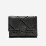 preto acessórios 8Z8F499 mulheres Cole Haan carteira com três dobras Bryant