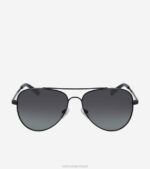 preto acessórios 8Z8F586 homens Cole Haan óculos de sol aviador de metal