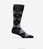preto acessórios 8Z8F599 homens Cole Haan meias clássicas da tripulação argyle