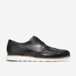 Preto branco calçados 8Z8F284 homens Cole Haan originalgrand wingtip oxford