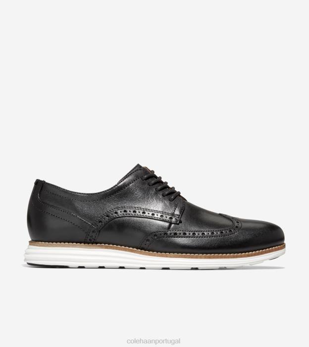 Preto branco calçados 8Z8F284 homens Cole Haan originalgrand wingtip oxford - Image 1