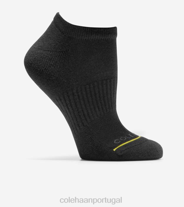 preto-branco-cinza acessórios 8Z8F515 mulheres Cole Haan zerogrand 3 pares de meias forro - Image 2