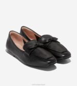 preto calçados 8Z8F139 mulheres Cole Haan mocassim york bow - Image 5