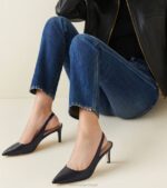 preto calçados 8Z8F152 mulheres Cole Haan bomba sling back vandam - Image 7