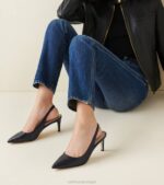 preto calçados 8Z8F152 mulheres Cole Haan bomba sling back vandam - Image 8