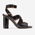 preto calçados 8Z8F174 mulheres Cole Haan sandália reina city