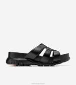 preto calçados 8Z8F194 mulheres Cole Haan slide com slot zerogrand