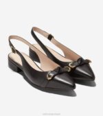preto calçados 8Z8F219 mulheres Cole Haan menlo skimmer plano - Image 7