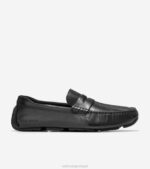 preto calçados 8Z8F298 homens Cole Haan grande driver de penny laser