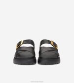 preto calçados 8Z8F2 mulheres Cole Haan sandália rasteira fraya - Image 3
