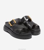 preto calçados 8Z8F2 mulheres Cole Haan sandália rasteira fraya - Image 6
