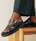 preto calçados 8Z8F2 mulheres Cole Haan sandália rasteira fraya - Image 8