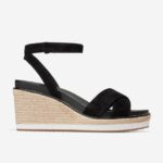 preto calçados 8Z8F30 mulheres Cole Haan sandália espadrille cloudfeel