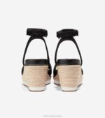 preto calçados 8Z8F30 mulheres Cole Haan sandália espadrille cloudfeel - Image 3