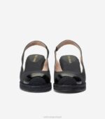 preto calçados 8Z8F34 mulheres Cole Haan espadrille cloudfeel slingback cunha - Image 2