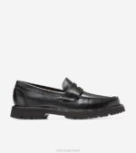 preto calçados 8Z8F373 homens Cole Haan penny loafer clássico americano