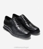 preto calçados 8Z8F396 homens Cole Haan zerogrand ponta de asa oxford - Image 5