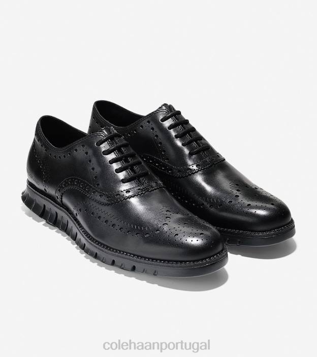 preto calçados 8Z8F396 homens Cole Haan zerogrand ponta de asa oxford - Image 5