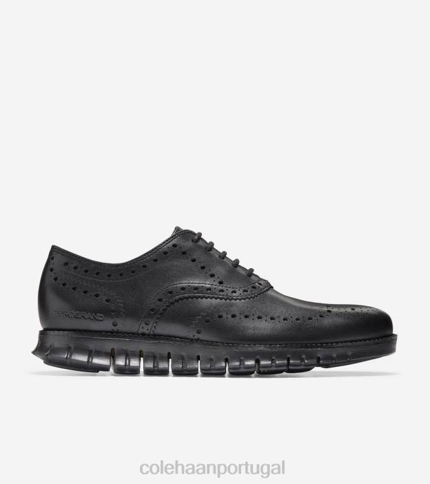 preto calçados 8Z8F396 homens Cole Haan zerogrand ponta de asa oxford - Image 1