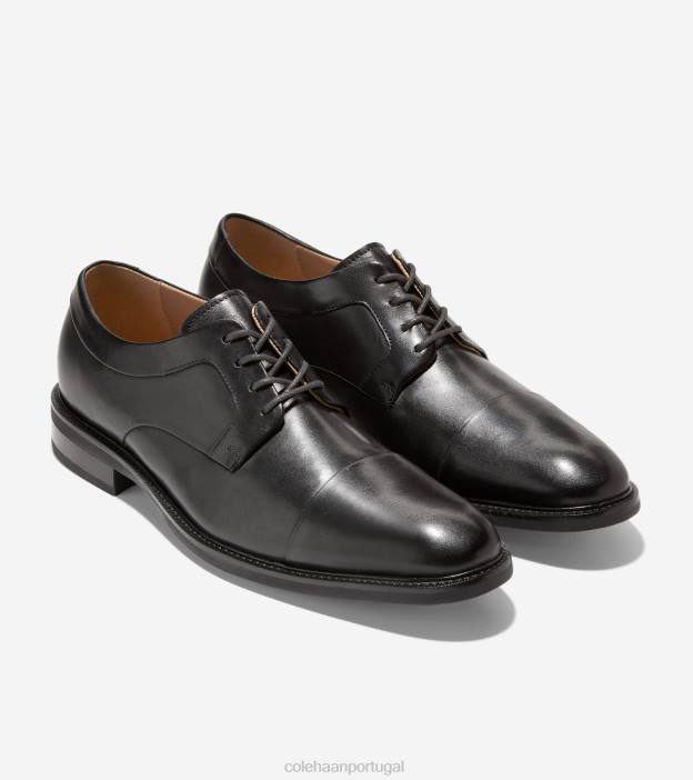 preto calçados 8Z8F399 homens Cole Haan warren cap toe oxford - Image 9