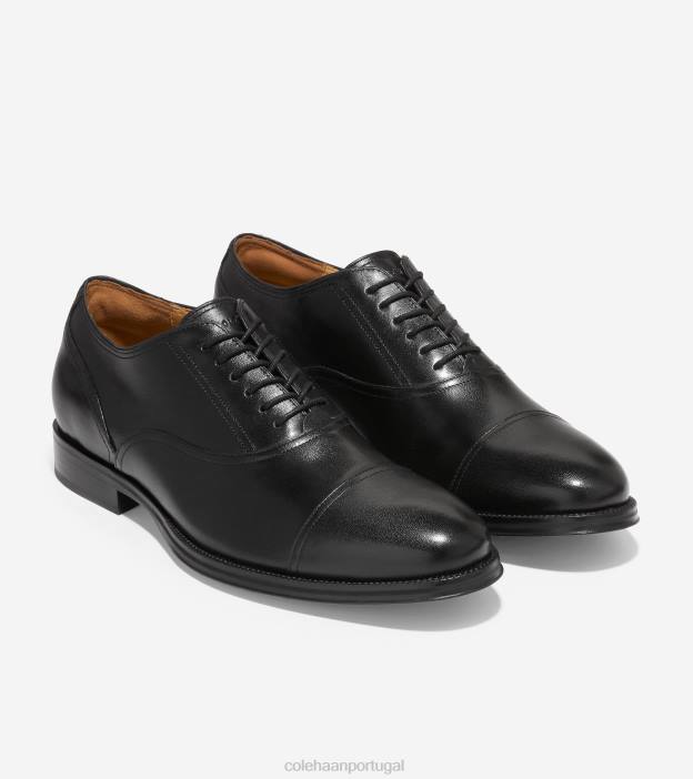 preto calçados 8Z8F400 homens Cole Haan clássicos modernos cap toe oxford - Image 5