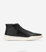 preto calçados 8Z8F478 homens Cole Haan Grand crosscourt moderno tênis médio