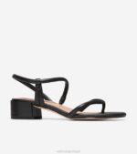 preto calçados 8Z8F8 mulheres Cole Haan sandália tanga cali