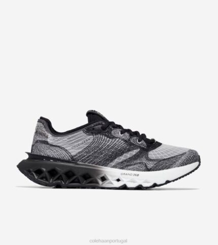 preto-cinza risca de giz-óptico branco calçados 8Z8F462 homens Cole Haan 5. tênis de corrida zerogrand embrostitch